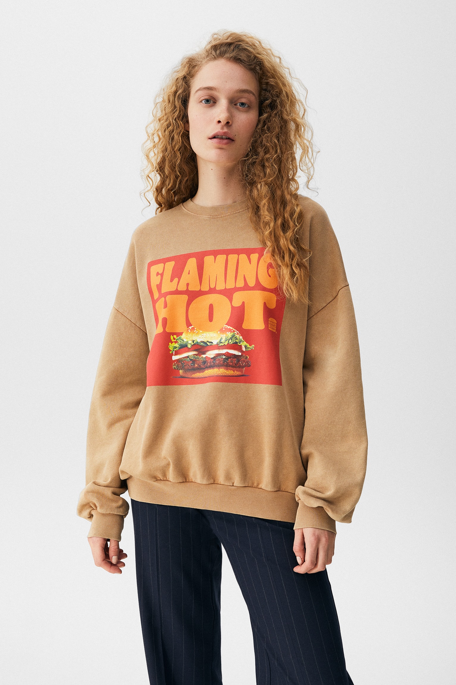 burger1 Burger King Flaming Hot Sweatshirt