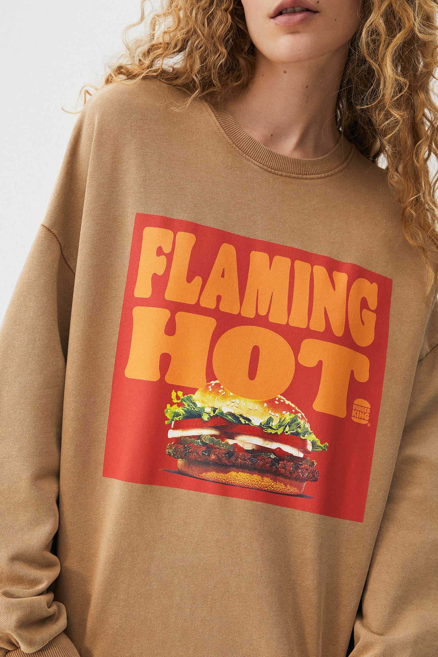 burger3 Burger King Flaming Hot Sweatshirt