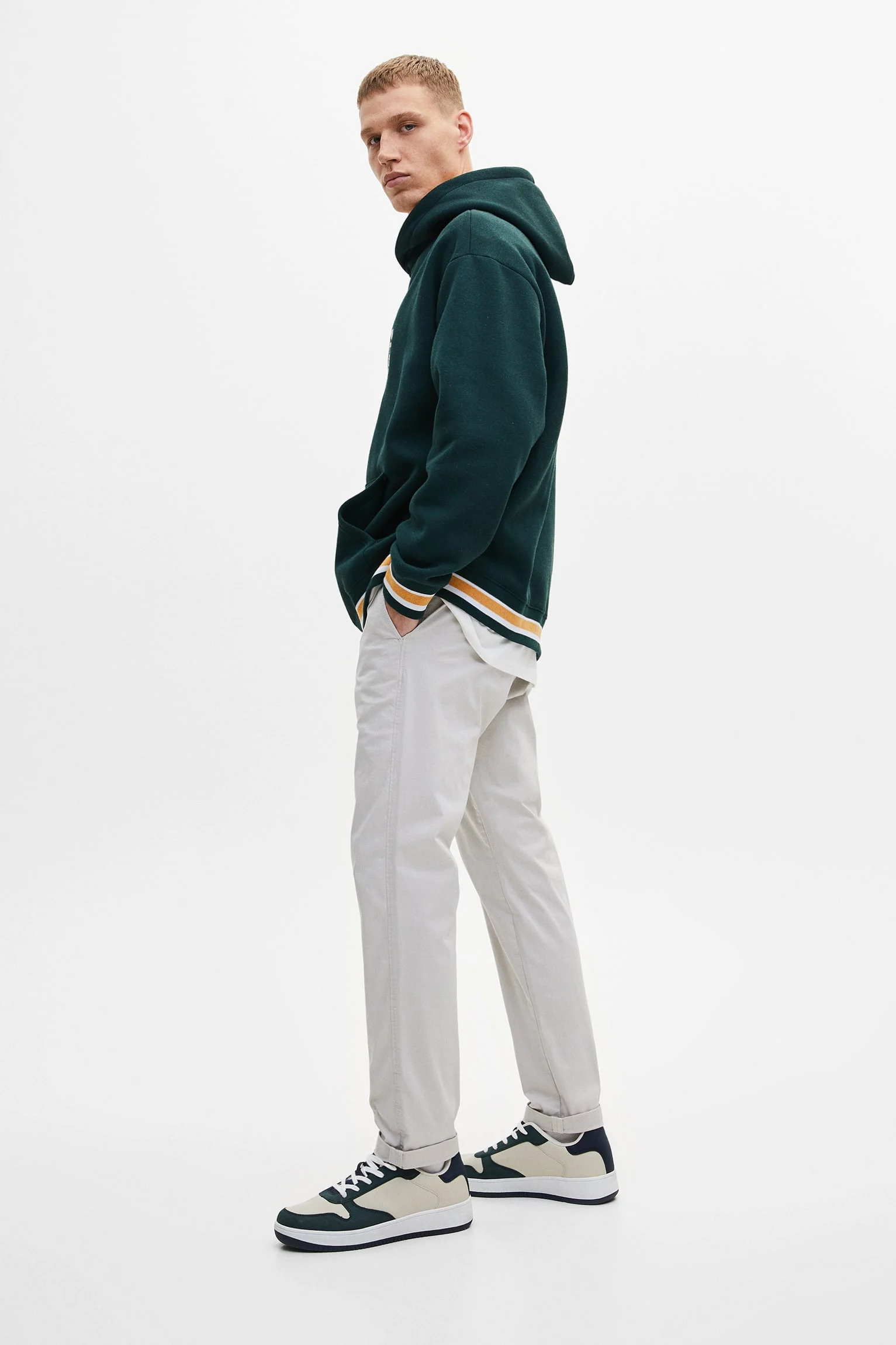 chinos4 Basic Slim Fit Chinos Trousers