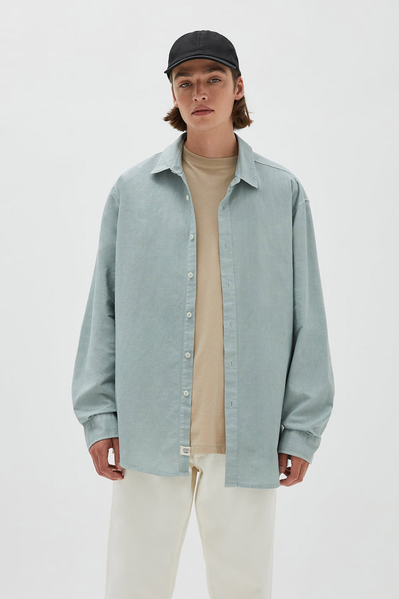 linen1 Cotton and Linen Basic Shirt