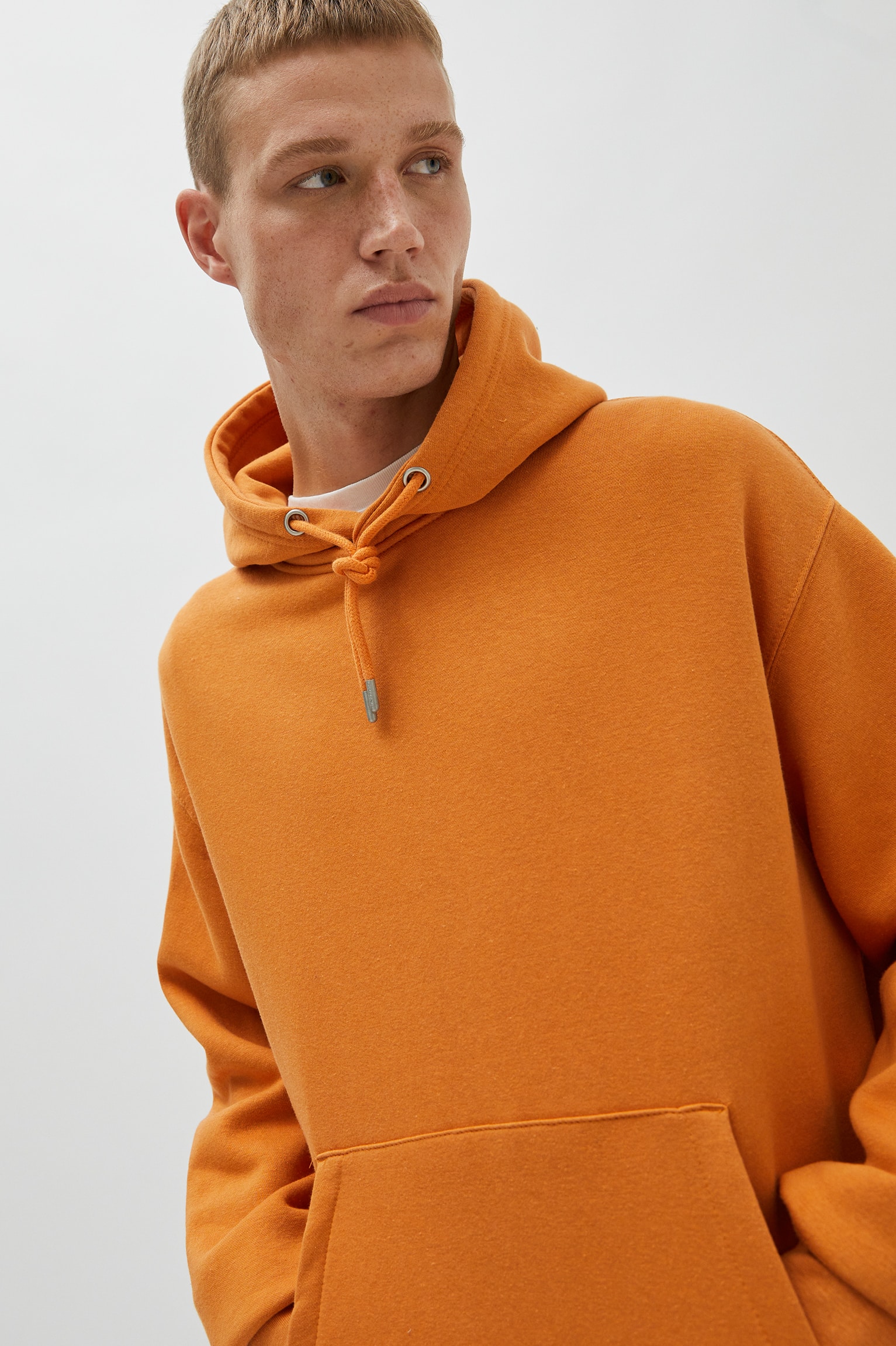 pocketmen3 Pouch Pocket Hoodie Orange