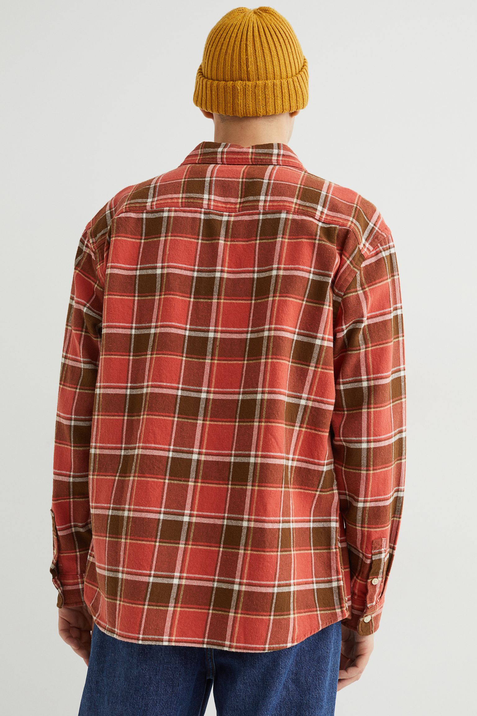 shirt1 Relaxed Fit Plaid Flannel Shirt