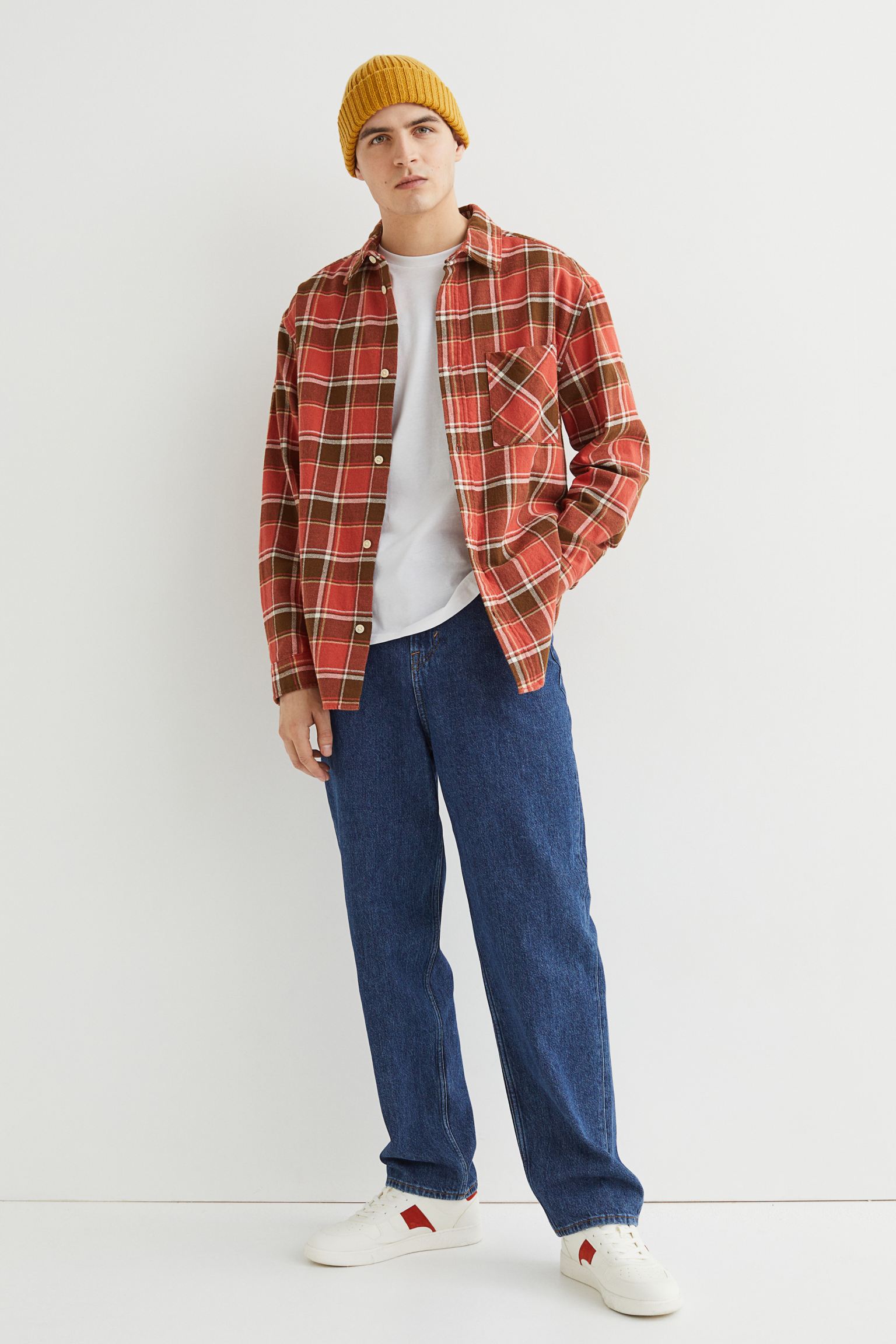 shirt4 Relaxed Fit Plaid Flannel Shirt